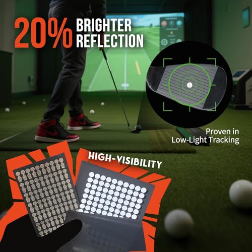 Marqueurs de balle de golf pour simulateurs intérieurs et caméras - 3