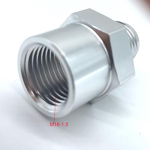 Miniatura 2 de TBIVortec 87-98 Truck 6AN Male Flare Supply Alimentación Adaptador de línea de combustible para hembra M16-1.5 Oring Dirección asistida y adaptador