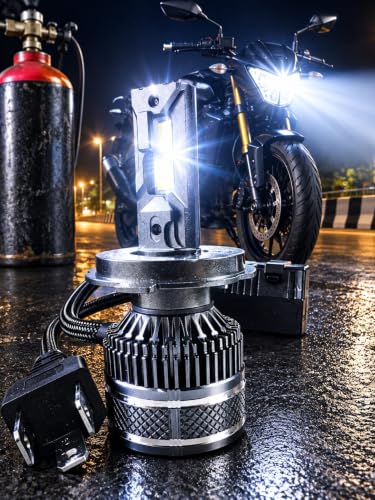 BIKEBLOOM H4 250W LED Headlight Bulb for Motorbikes - Image 4