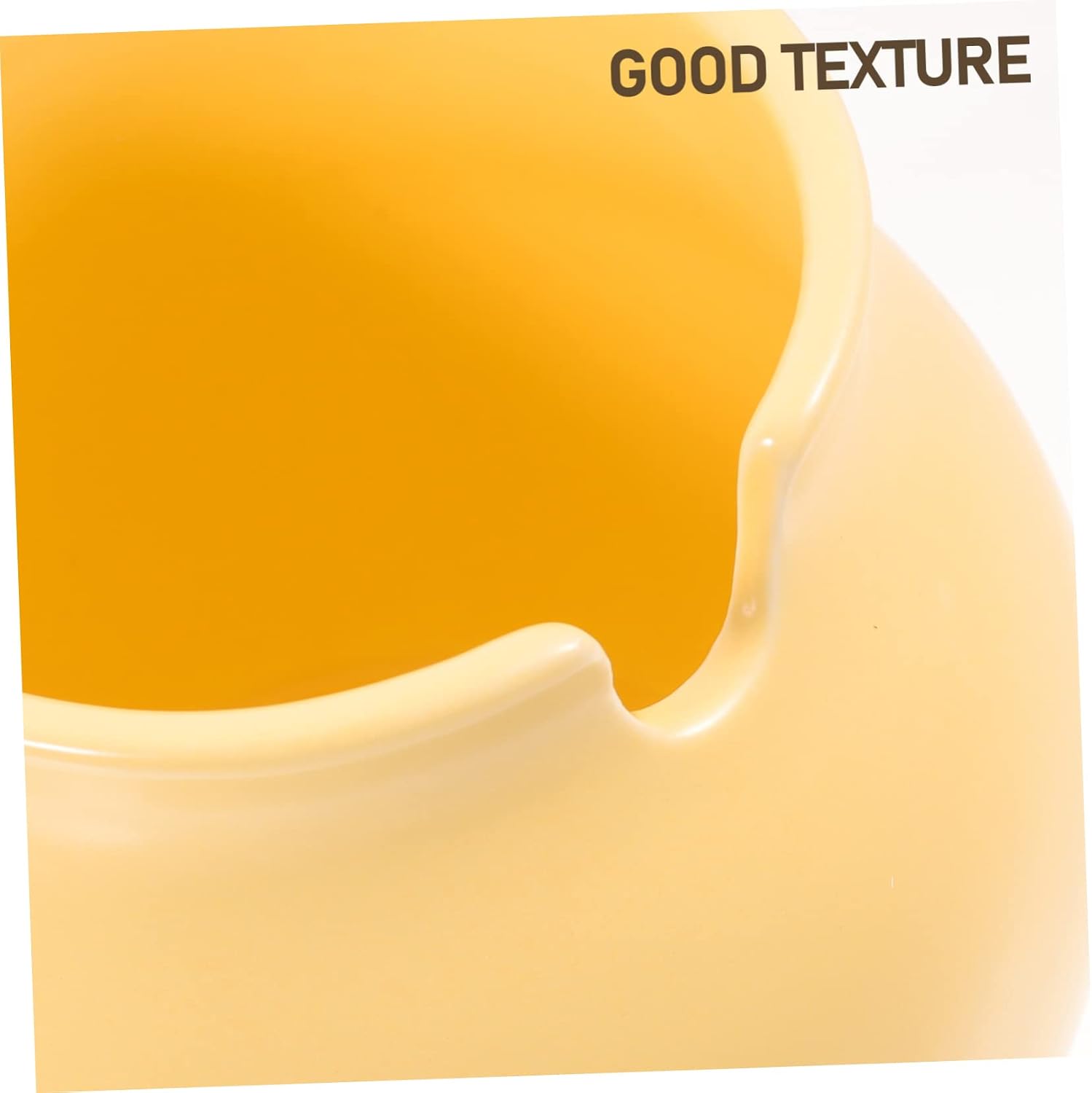 KICHOUSE Ceramic Condiment Pot 400ml with Lid and Spoon, Yellow