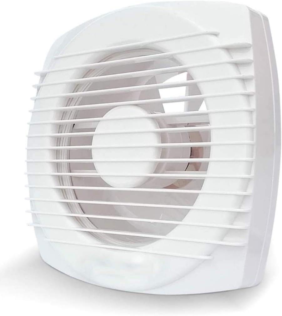 RJSODWL Extractor, Blanca Vertical de Descarga de Techo Ventilador de ventilación, de 8 Pulgadas Ventilador de ventilación del Cuarto de baño WC Pequeño cordón