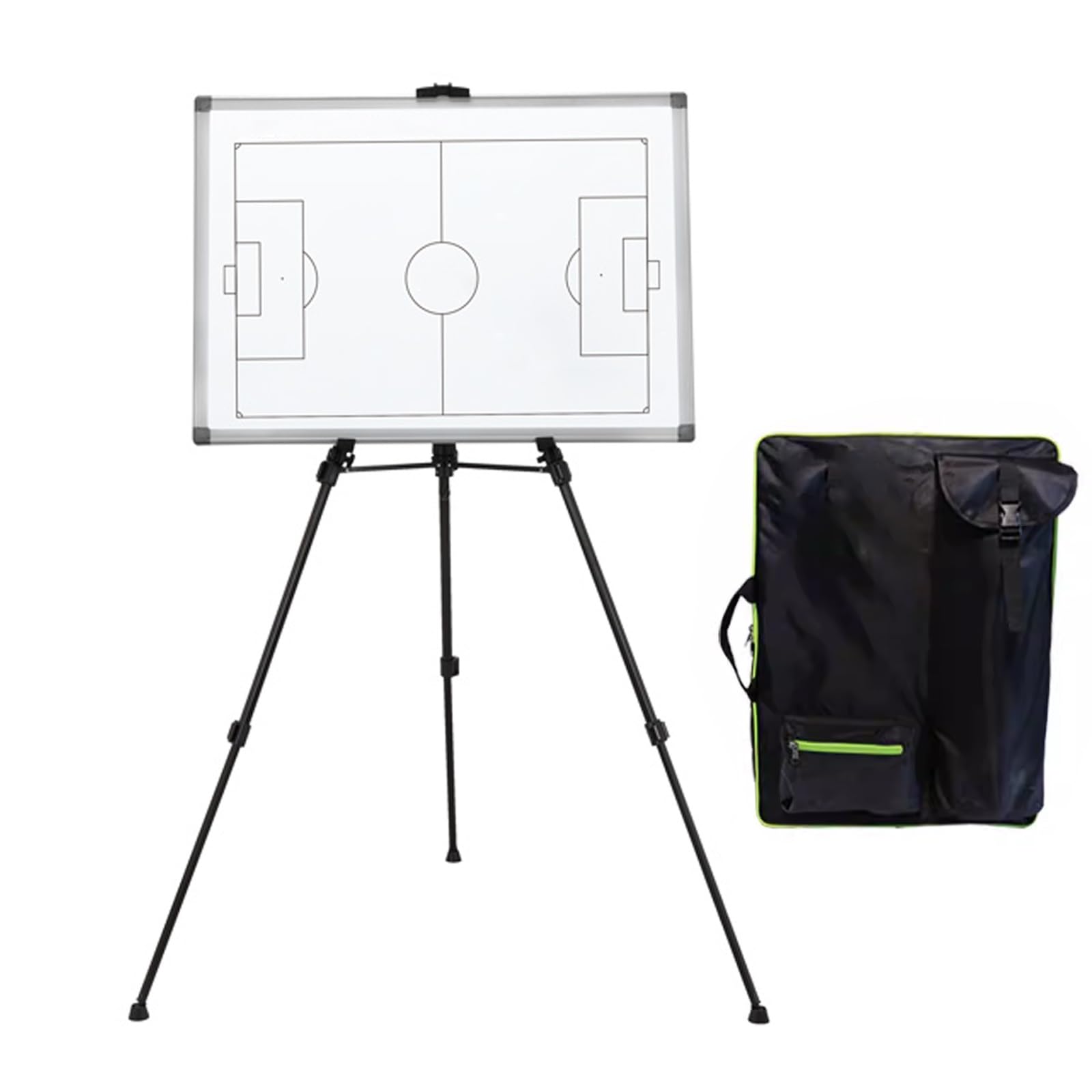 Lavagnetta Tattica Calcio, Lavagna Magnetica Calcio, con Supporto a Treppiede, Accessori Completi, Portatile, Ideale per Spiegazioni e Dimostrazioni