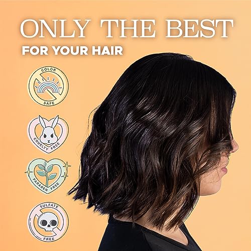 Image of Luseta Volumizing Shampoo and Conditioner Set for Thin Fine Hair - Thickening & Plumping with Turmeric & Collagen, Lightweight Body Building for Flat Limp Hair, Sulfate-Free (2 x 16.9oz)