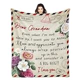 GWLCGFY Grandma Gifts Birthday Gift for Grandma from Grandkids, for Grandmother Gift Ideas Throw Blanket 80"x60"