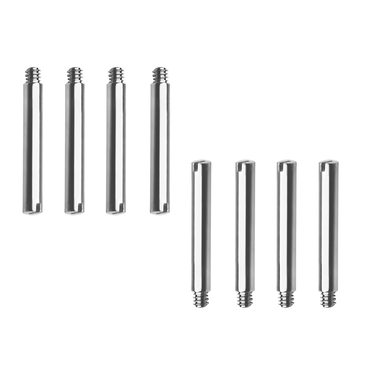 Screws Link Pins Tube Replacement for Rolex Watch Strap Bracelet Stainless Steel Submariner GMT Datejust Oyster 8 Pcs (15×1.7×1.2mm)