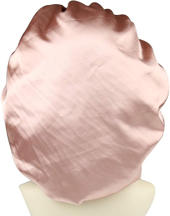 Extra Large Silky Satin Bonnet Double Layer, Double Care
