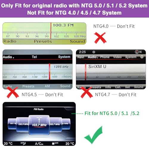 NINETOM Rádio para carro Android 13 – Tela sensível ao toque de 12,3 polegadas para Mercedes Benz NT