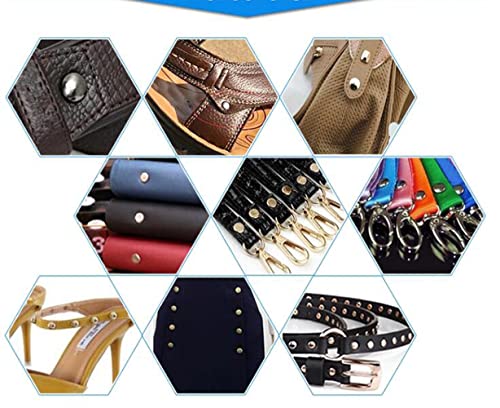 100 Sets Stainless Steel Leather Rivets Double Cap Rivets Tubular Metal Studs For Diy Leather Craft #TOP5