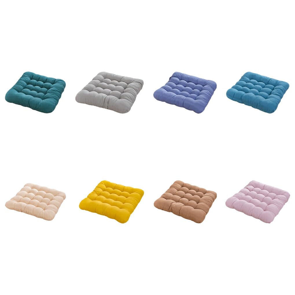 Weiches und bequemes Luftkissen für optimale Druckentlastung, Polyester, Outdoor-Kissen, Stuhlkissen, flach, Kamel, 40 x 40 cm, ideal für Zuhause und Büro