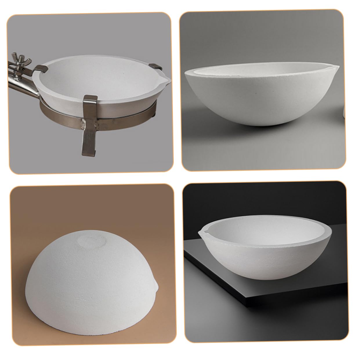 LIFKOME Evaporating Ceramic Dish Precision Made Long-Lasting Use Lab Equipment for Concentrated