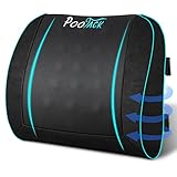 Diseño cómodo: el cojín de apoyo Pootack adopta un diseño aerodinámico, se ajusta a tu espalda y columna vertebral de forma natural y proporciona un apoyo cómodo. Además, al utilizar el cojín de apoyo para la espalda, te sentirás relajado porque la superficie del cojín Pootack tiene protuberancias que se ajustan a los puntos cómodos humanos.