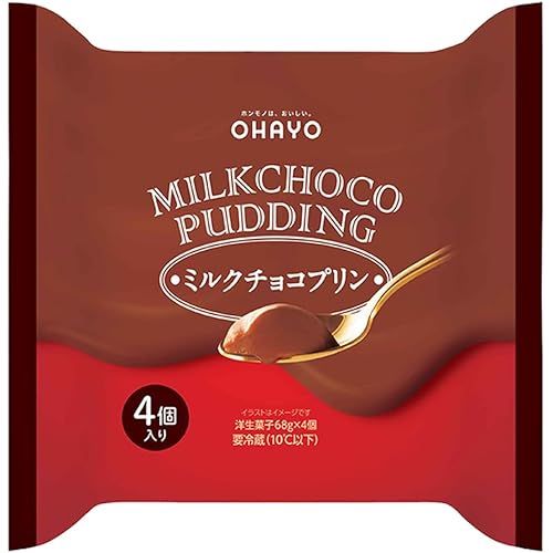 オハヨー乳業 MILKCHOCO PUDDING ミルクチョコプリン