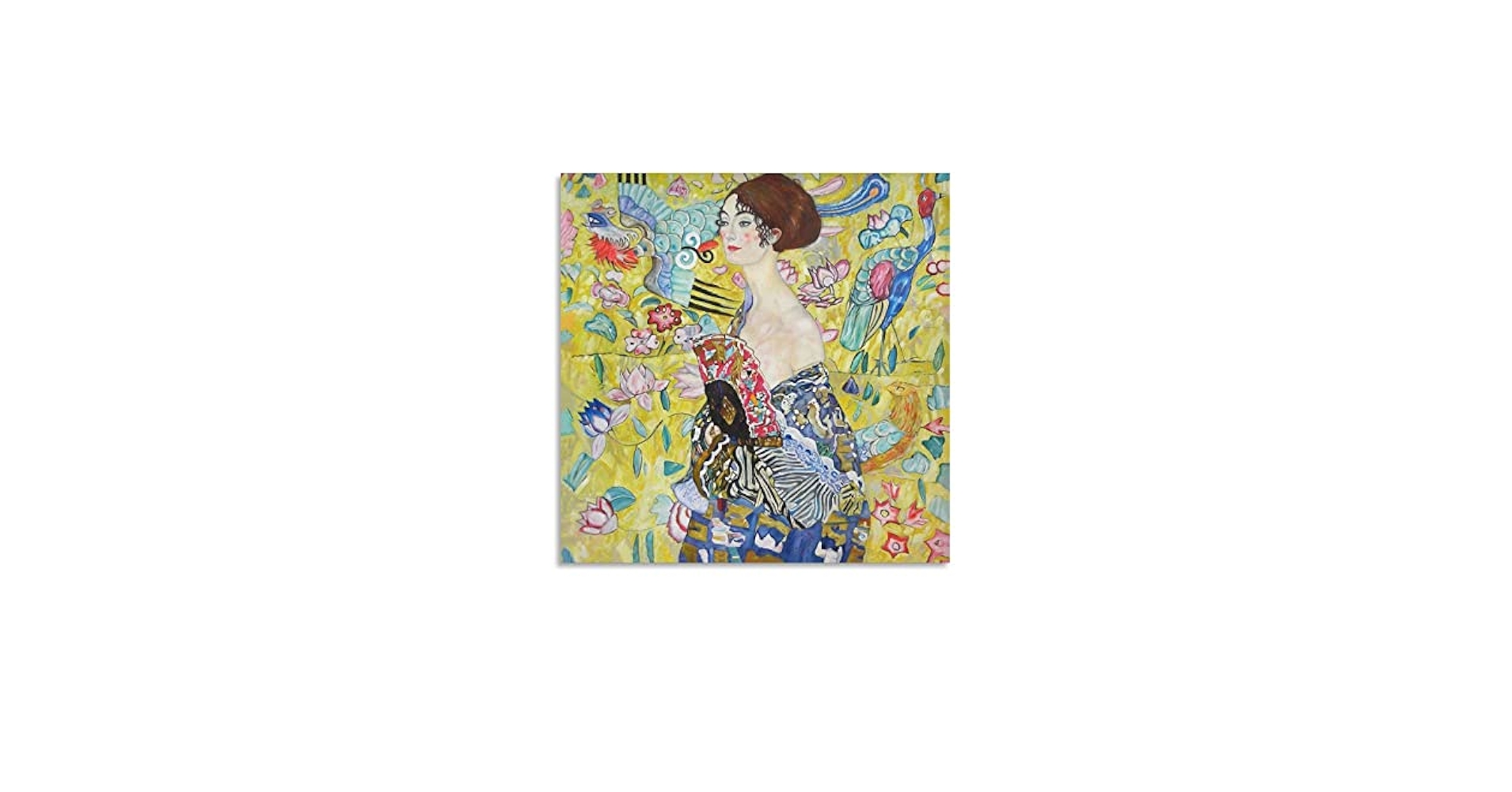 Amazon.co.jp: Gustav Klimtグスタフ・クリムト画家の作品「扇子