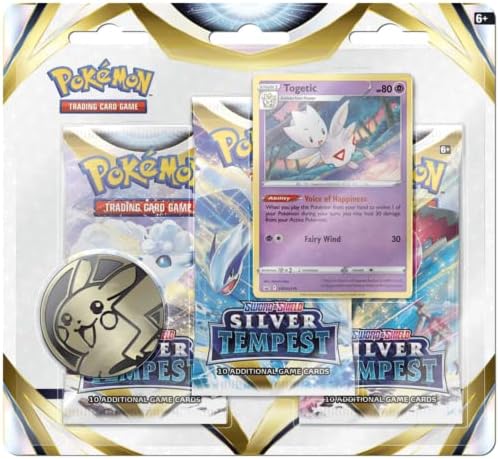 Juego de cartas coleccionables Pokémon SAS12 Silver Tempest 3 Pack Blister - Togetic
