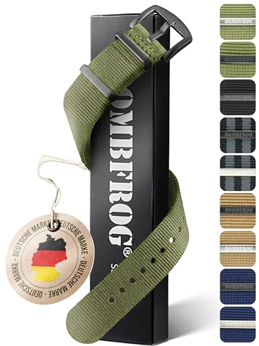 Bracelet de montre Nato en nylon de 22 mm pour sublimer votre montre de plongée en voyage