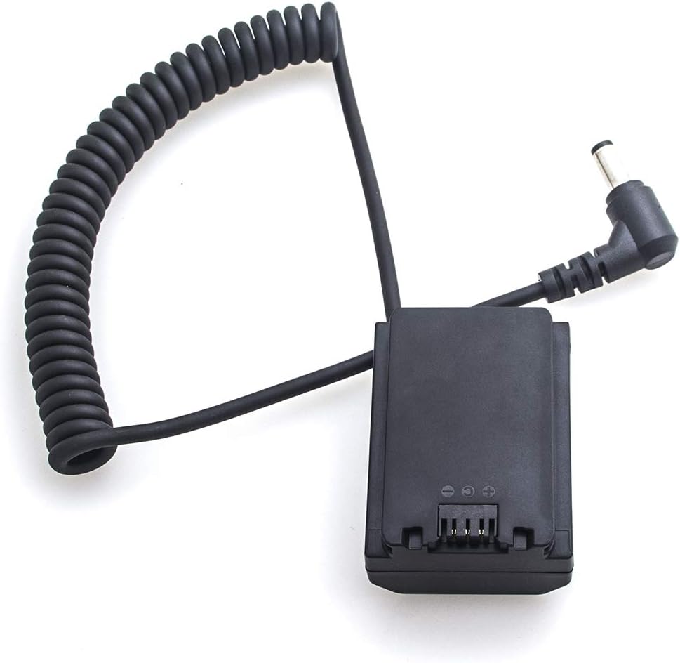 Fotga Coiled DC Power Cable Adapter + DC Coupler Dummy Battery NP-FZ100 for Sony ZV-E10II ZV-E1 FX2 FX3 FX30 A1 II A7C A7V A7III A7RIII A7SIII A7RM4 A7RIV A7RV A9 II A6600 A6700 A7CR A7CII Camera