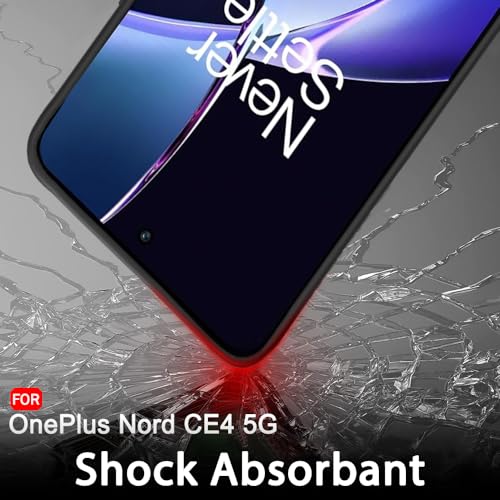 Image of TheGiftKart Sleek Back Cover Case for OnePlus Nord CE 4 5G | Slim Fit Protective Design | Ultra Matte Finish | Camera Protection Bump | Soft Back Cover Case for OnePlus Nord CE4 5G (Silicone, Black)