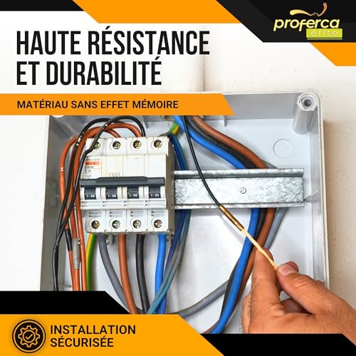 Aiguille tire fil électrique pour débloquer le passage des câbles difficiles