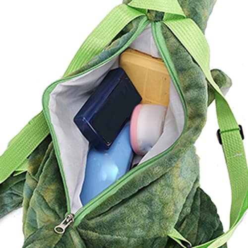 Sac à dos dinosaure vert enfant avec bretelles confortables réglables