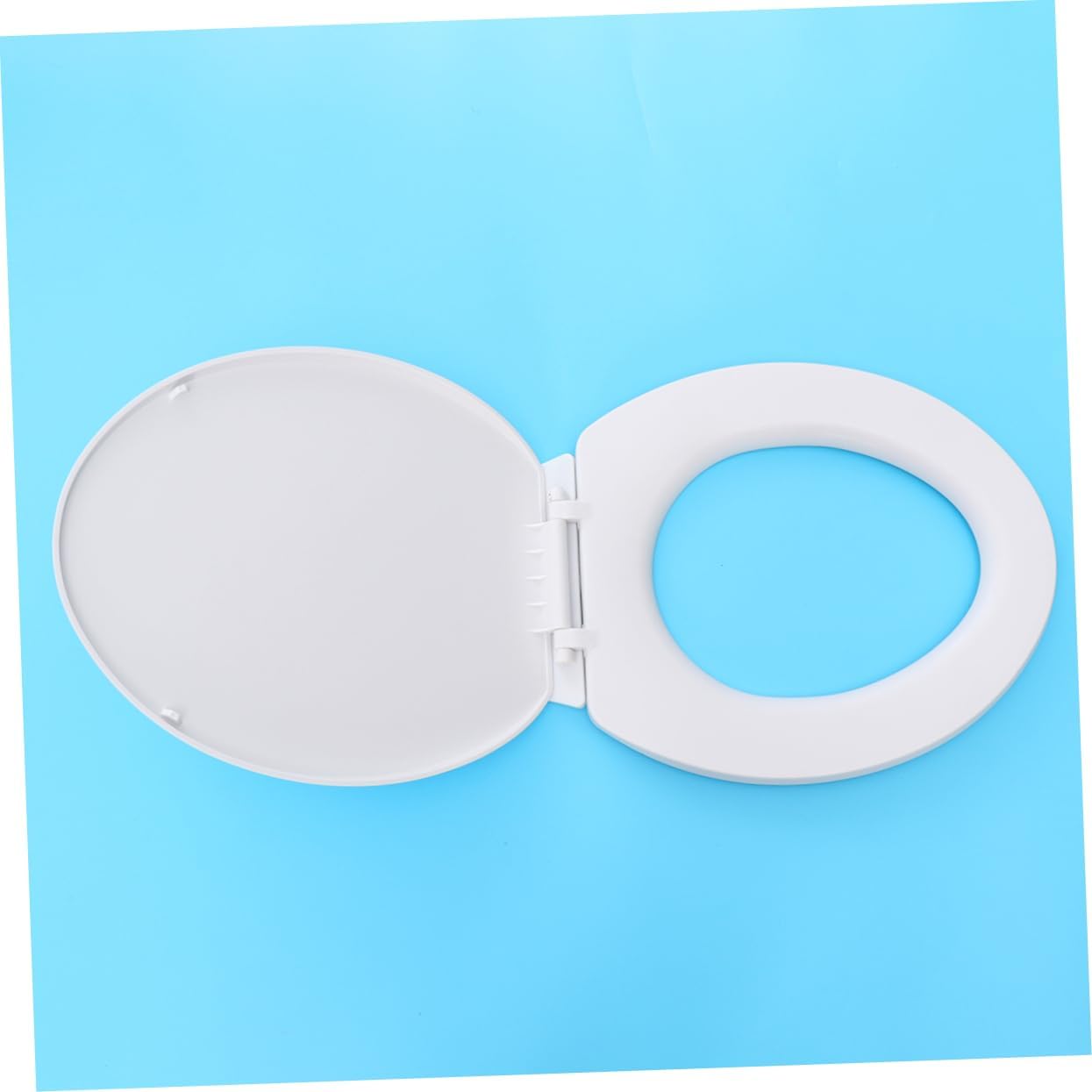 Thick Shaped Home Toilet Cover Bathroom Toilet Lid Strong Hinges Easy Install