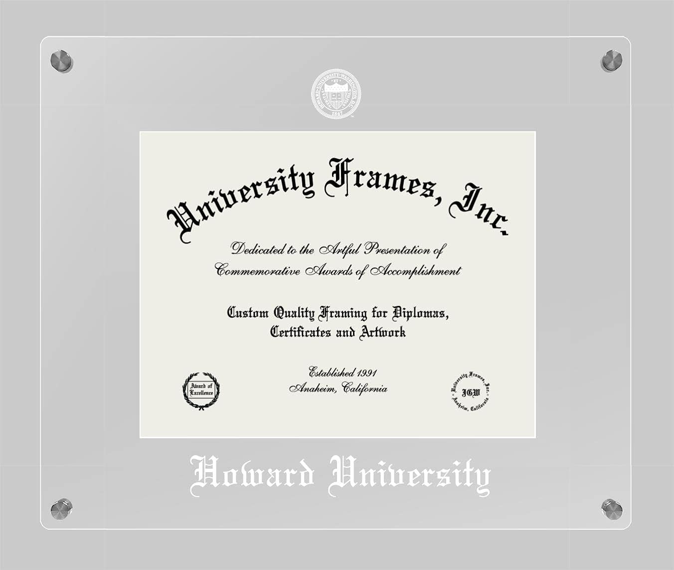 Campus Images Lucent Clear Display Diploma Frame