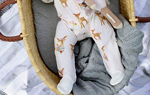 Burts Bees Baby Infant Blanket, Cable Knit, Made with 100% Soft Breathable Organic Cotton, Nursing Blankets, Machine Wash Baby Newborn Essentials, Size 30 x 40 Inch by Burt's Bees Baby - Image 3