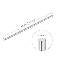 Vista 46 de uxcell Varilla redonda sólida de acero inoxidable 304 de 0.197 in x 5.906 in para manualidades de bricolaje - 10 piezas