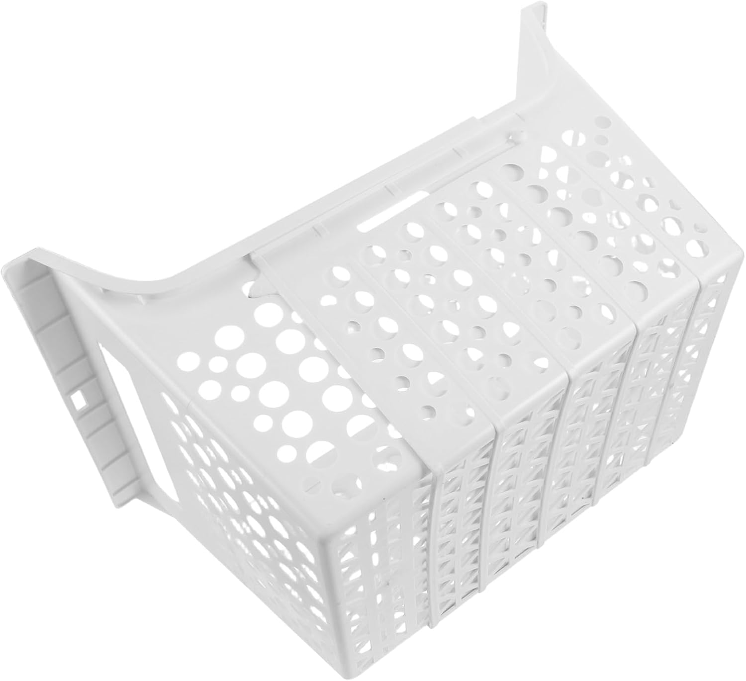 Mobestech Hanging Freezer Storage Basket Expandable Wire Organizer for Chest Freezer Sturdy Plastic Universal Design for Food Storage