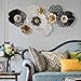 HAVFIFK Wall Decor,Modern Metal Flower Decoration Wall Art, 51