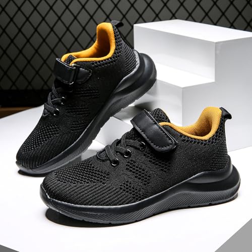 IWIHMIV Boys Girls Athletic Shoes Kids Tennis Breathable Running Shoes Lightweight Comfortable Sport Sneakers3