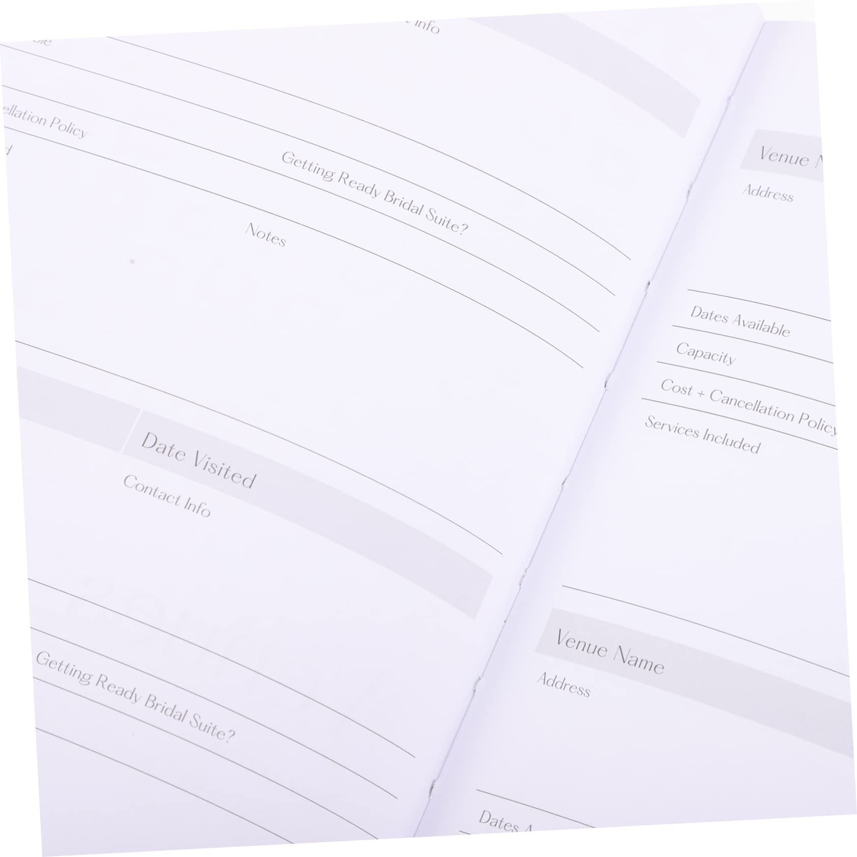 2 Pz Calendario Del Conto Alla Rovescia Del Matrimonio Delicato Wedding Planner Damigella D'onore Comodo Blocco Note Di Memoria Organizzatore Di Matrimoni Sky-blue Carta