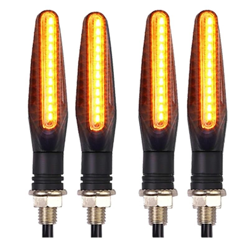 Clignotants LED moto pliables pour éviter la casse et rester visible