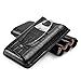 CiTree Cigar Case, Genuine Leather Cigar Travel Case with Cutter (for 3 Cigars)