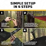 Wise Owl Outfitters Siatka na owady na hamak – moskitiera SnugNet dla robaków – najwyższej jakości siatka siatkowa jest strażnikiem komarów, niewidocznych i owadów - idealne akcesorium do hamaków