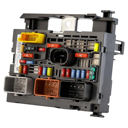 GEARLEADER Under Bonnet Fuse Box BSM R04 9807028780, 110A 12V Engine Bay Fuse Board Replacement Compatible with Citroën Berlingo 9807028880, 9807028680, 9675878280, 9675878080