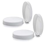 1790 110mm Plastic Lid for Wide Mouth Jars (Pack of 4), White