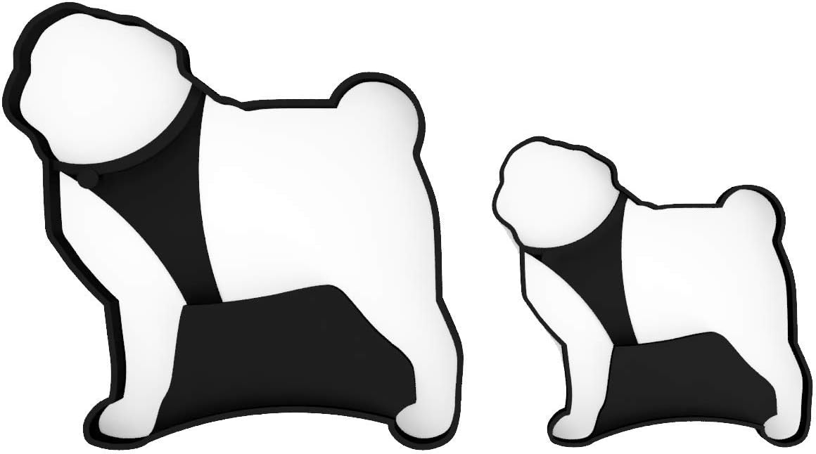 Pug Cookie Cutter Set – PLA Black