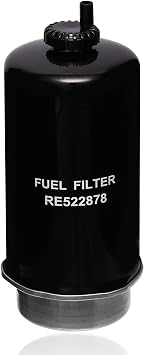 RE522878 Fuel Filter Compatible with Tractors 6M/7M, Harvesters S5/W Series, Loaders 200-300 Series Replaces 73326640 11461700 GM50006 RE535216
