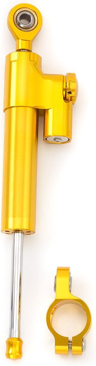 PROCNC Motorcycle Steering Damper Stabilizer Fit for Yamaha YZF R1 R3 R6 R15 R125 R25 FZ1 FZ8 FZ09 MT09 GSXR 600 750 1000 CBR600RR 1000RR ZX6R ZX636 ZZR1400 Z1000 (Green)