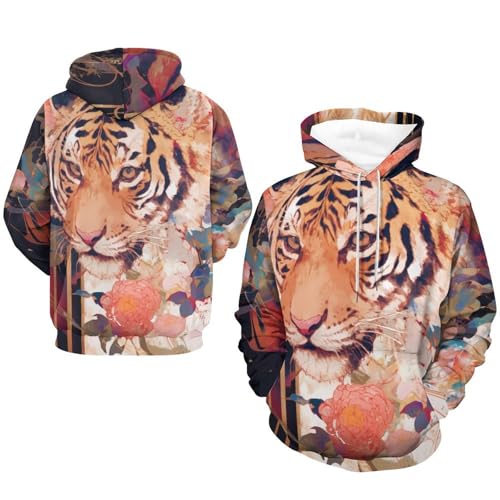 Pull de tigre unisexe confortable pour style décontracté taille s - 7