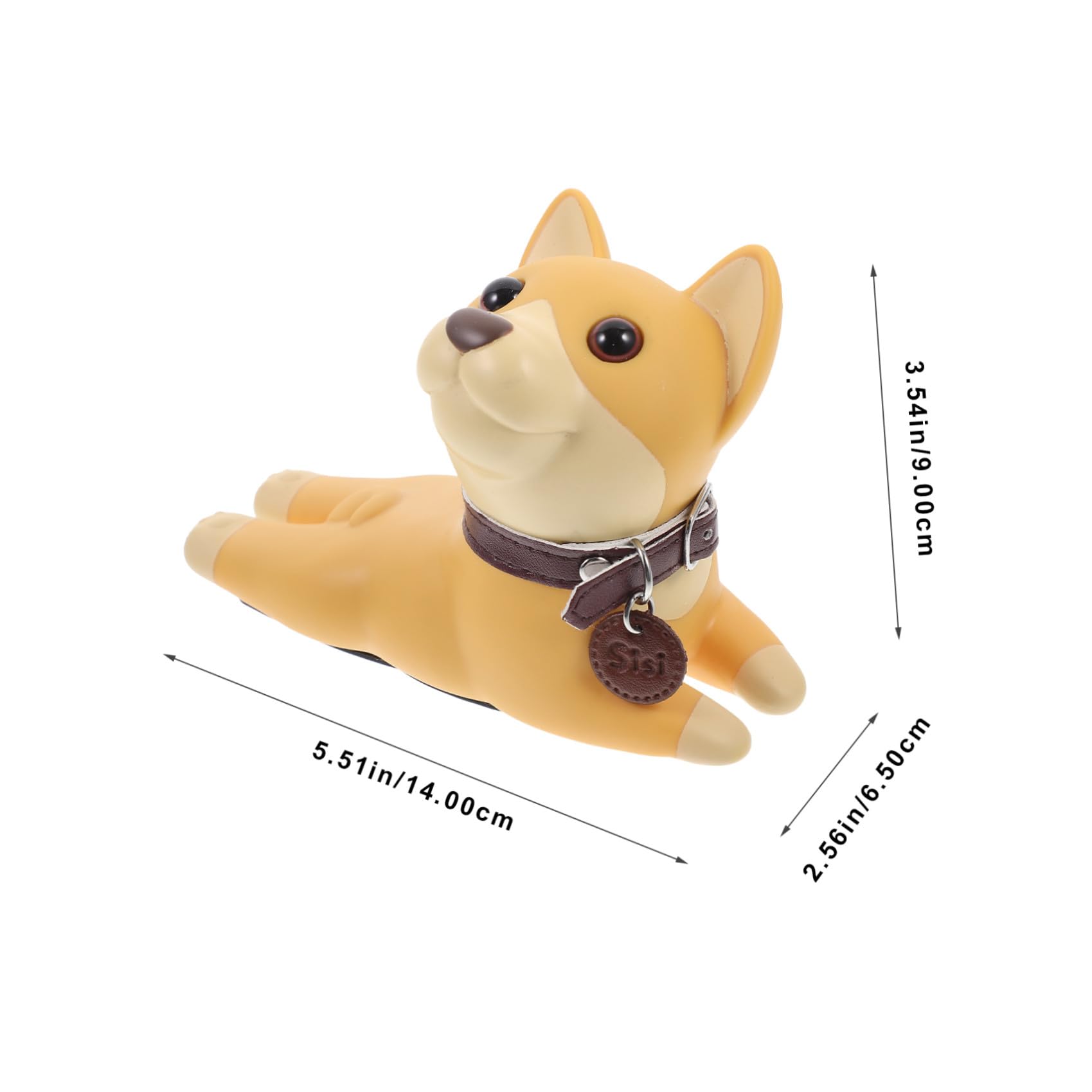 SEWACC Lot De 3 Butées De Porte en Silicone Souple Motif Animal De Dessin Animé À Lépreuve des Enfants Anti-Rayures Protège Les Sols Kaki