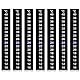 POPETPOP 10 Stücke Aquarium Temperatur Messgerät Aufkleber, Thermometer Strip für Haus Fisch Tank und Aquarium Wasserdicht Präzise