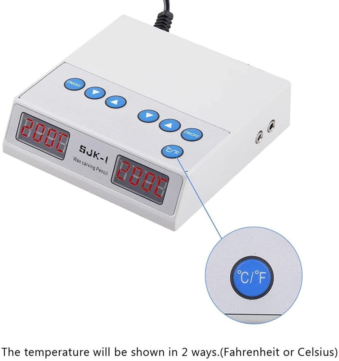Electric Wax Waxer Carver Contains Double Carving Pen Carving Wax Kit for Lab