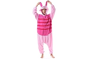 Unisex Adult Piglet Costume Onesie Cartoon Pajamas