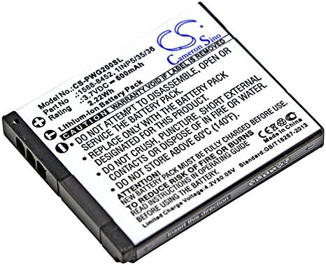 ZOVAS 3.7V Battery Replacement for Panasonic 1588-8452, 1INP53536 RP-WFG20, RP-WFG20E, RP-WFG20E-K, RP-WFG20H