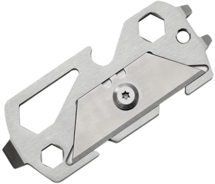 EDC Multifunctional Tool Card Pocket Combination Screwdriver Hex Key Wrench Opener Cutlot Seat Belt