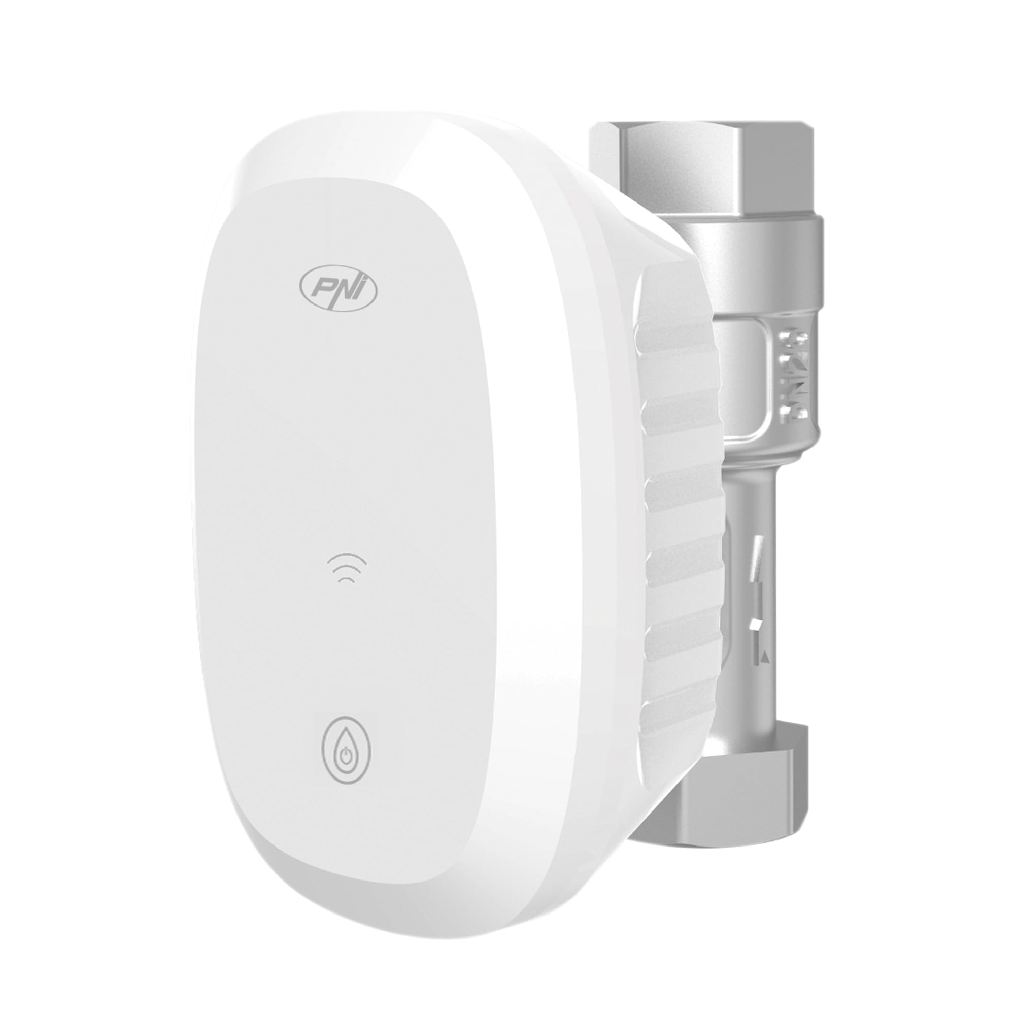 Valvola dell'acqua intelligente PNI SV180 PLUS, Wi-Fi, IP65, DN20 (3/4"), controllo tramite Tuya Smart, Amazon Alexa e Google Home, misura il consumo di acqua