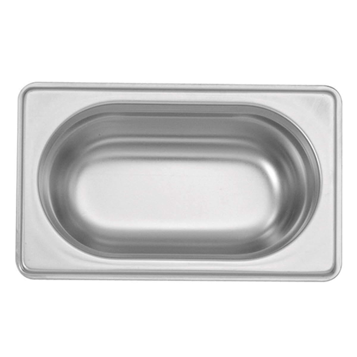 Ozti Stainless Steel GN Gastronorm Container, 1/9-65 mm, Silver