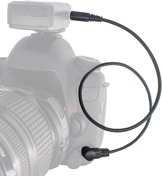 PIXEL Camera Shutter Connecting Cable DC3.5-DC2 Camera Connecting Cord Plug for Nikon Cameras Shutter Remote Control TW-283 Series