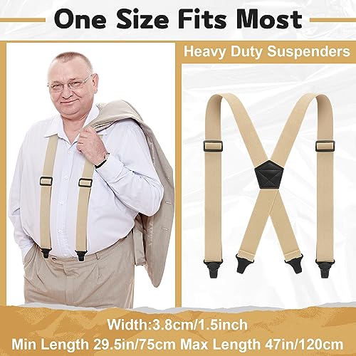 Image of Janmercy Men X-Back Hidden Suspender Airport Friendly